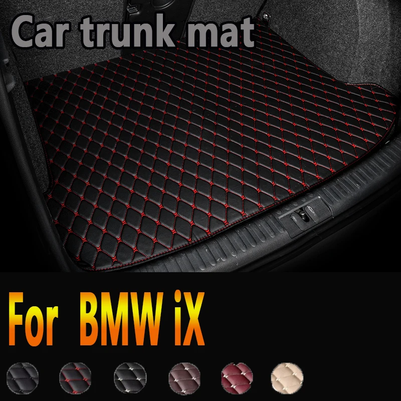 

Car Floor Mats For BMW iX 2022 2023 Car Trunk Mat Leather Waterproof Non-Slip boot mat Carpet Accessories