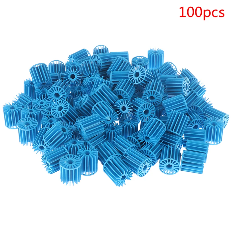 100pcs 15*16mm Bio Balls Aquarium Pond Filter Biological Filtration Media