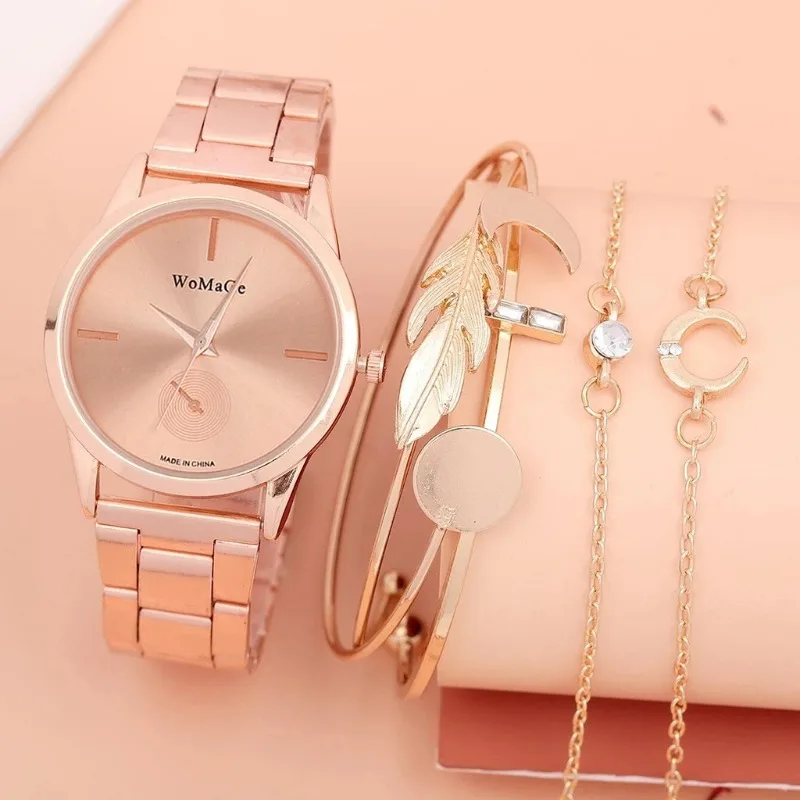 Women Watch Set Luxury Silver Quartz Watch Bracelet Ladies Sports Wrist Watch Clock Gift Woman Relogio Feminino Reloj Mujer