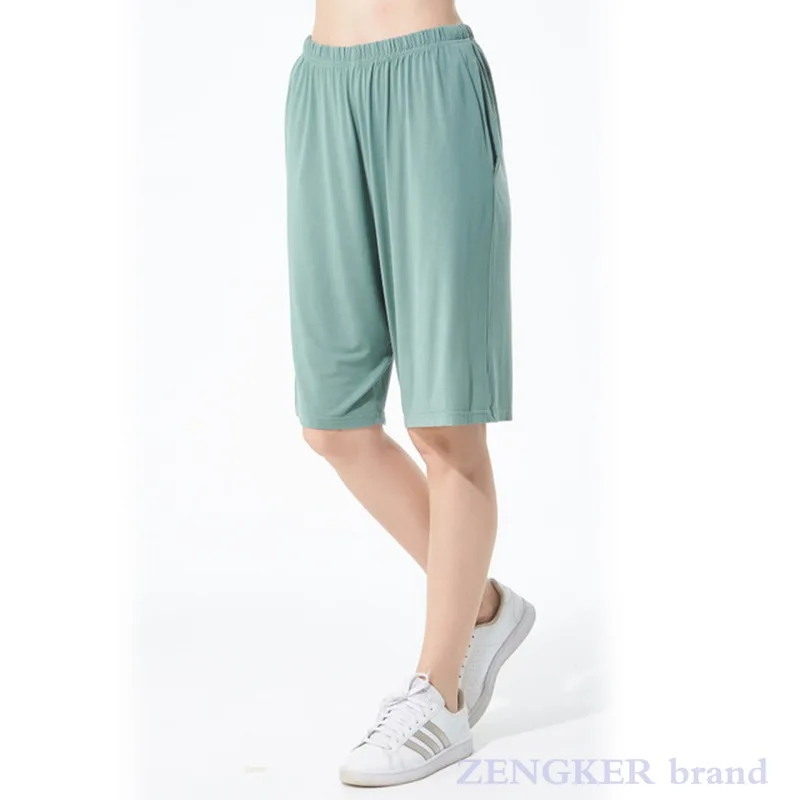 Female summer home shorts extra large size cotton 7XL 6XL 5XL shorts thin wide legs casual home stretch plus size short pants