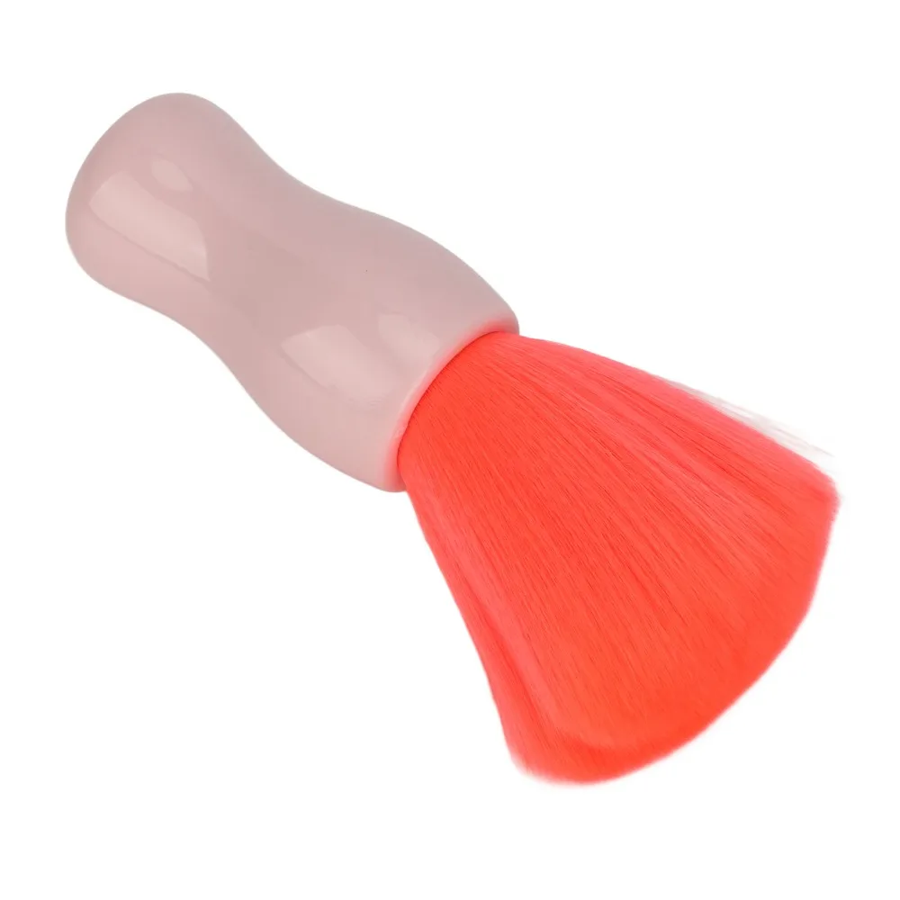 Nylon Neck Duster Brush Easy Clean Ergonomic Design Hair Sweeping Brush Multi-Purpose Compact Broken Hair Cleaning Brush