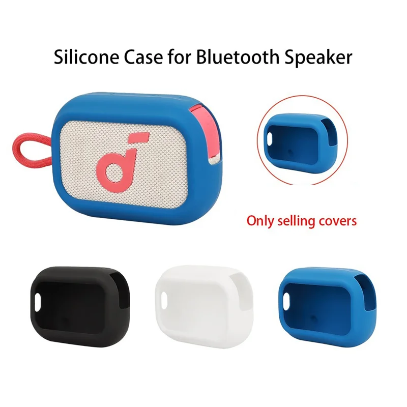 

For Anker Sound Core Select 4 Go Case Silicone Solid Color Earphone Accessories Protector For Anker Sound Core Select4 Go Cover