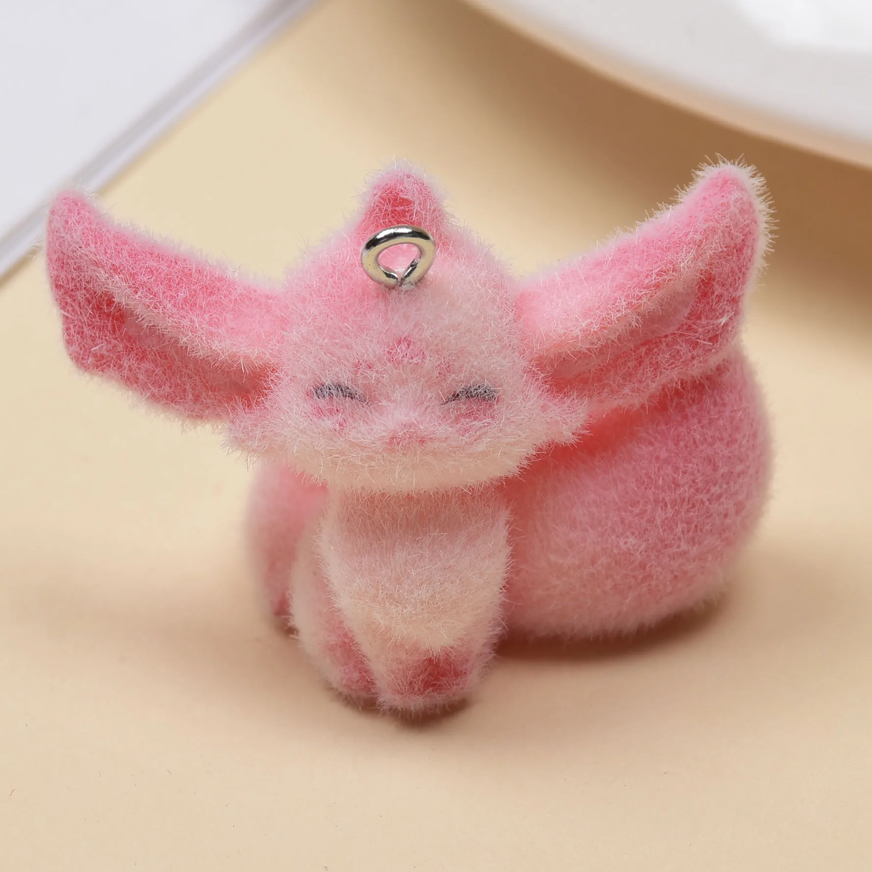 10pcs 3D Micro Landscape Cute Fox Resin Charms cartoon Plush animal Pendant For Necklace bracelet DIY crafts Jewelry making