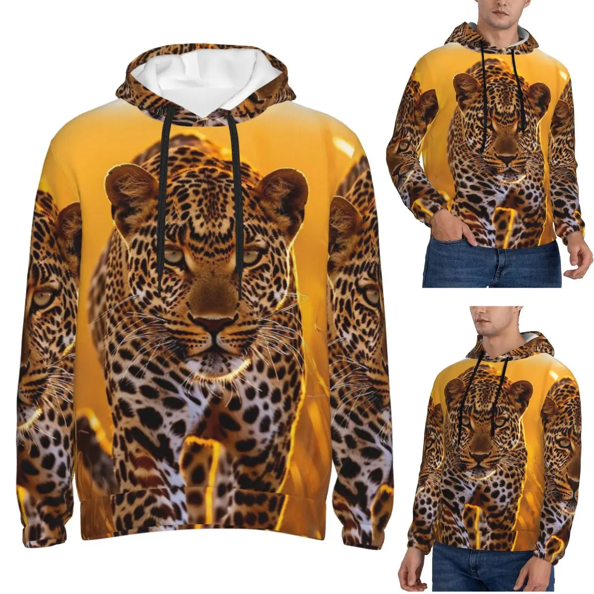 

Skin Of A Wild Savannah Animal Panther Big Cat Толстовка с капюшоном в стиле хип-хоп Пуловер Осень Зима Мужская женская толстовка Топы с длинными рукавами