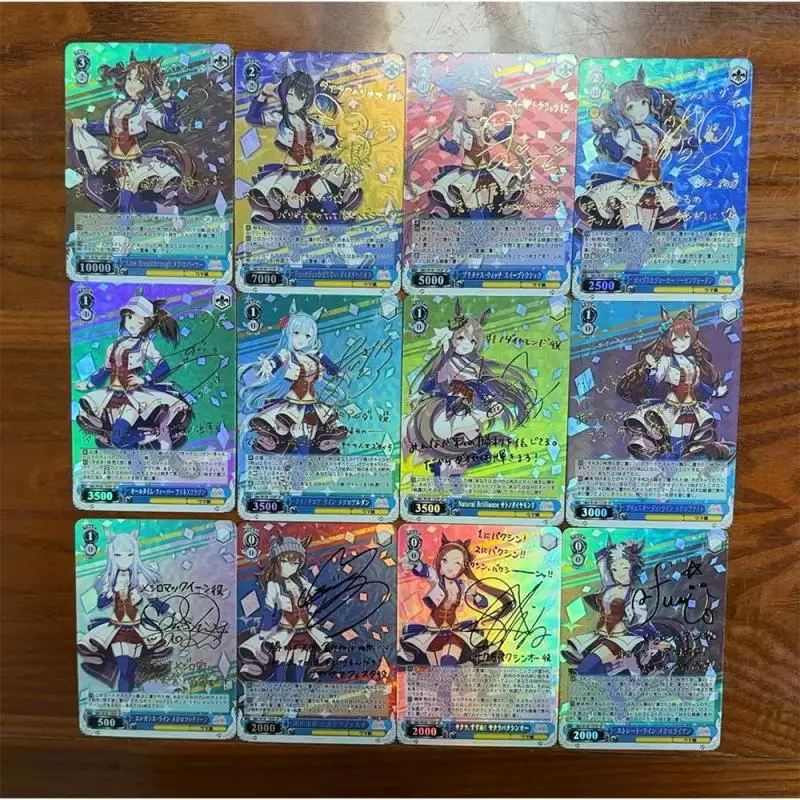 Anime Weiss Schwarz DIY ACG Battle Game Refraction Foil Special Week Tokai Teio Toys for boys Collectible Card Birthday Present