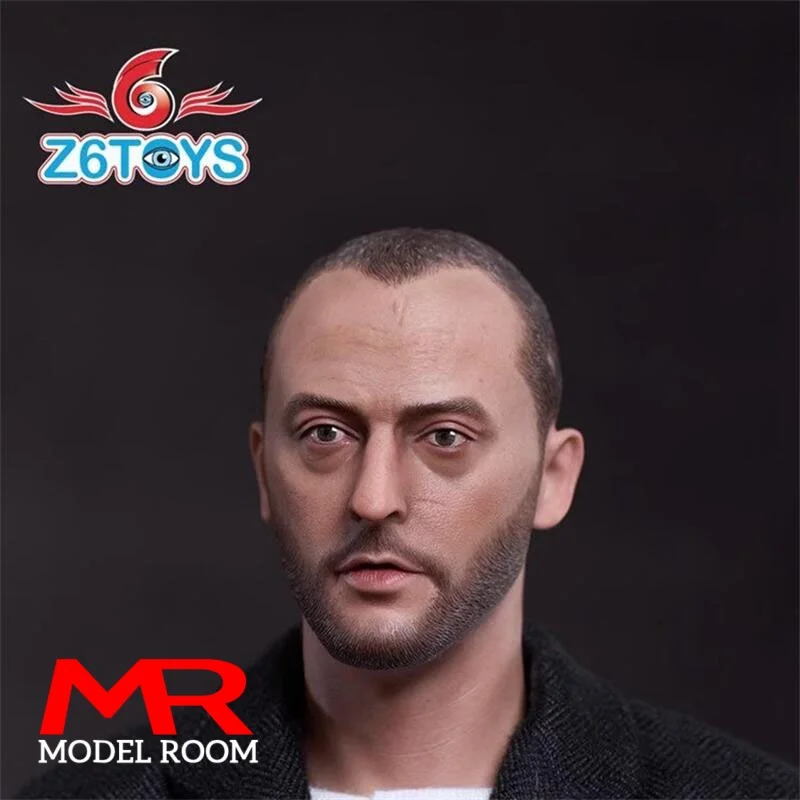 Z6TOYS Z003 1/6 Skala Jean Reno Kopf Sculpt PVC Kopf Carving Modell Fit 12'' Männliche Soldat Action Figur Körper Puppen