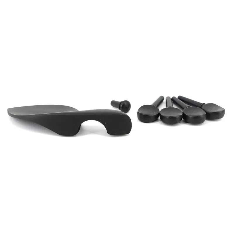 Imitation ebony violin accessories, jaw rest, chord, tail post