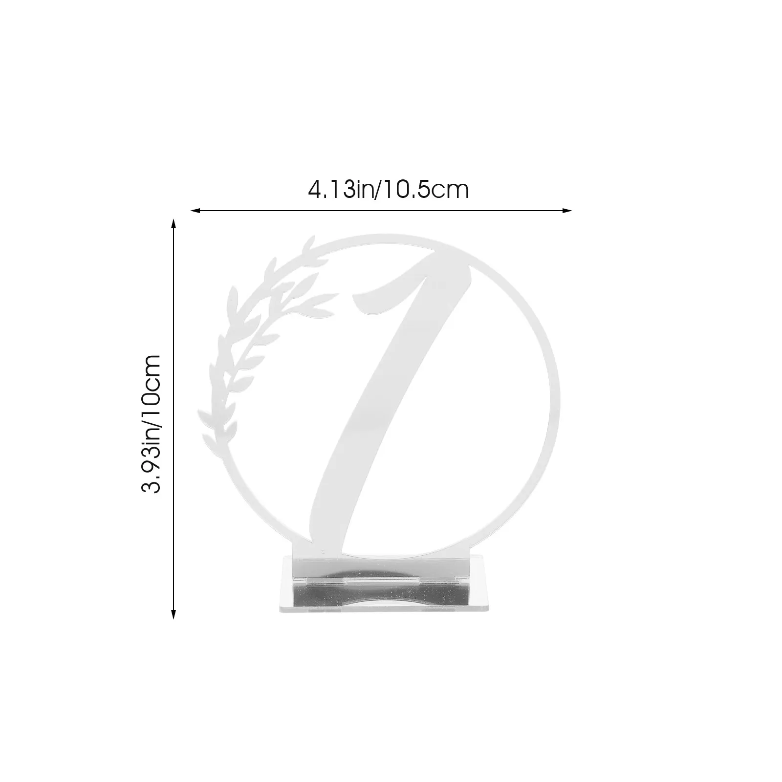 10Pcs Acrylic Table Signs Wedding Table Numbers Reserved Signs for Reception Bridal Shower Baby Shower Anniversary Party