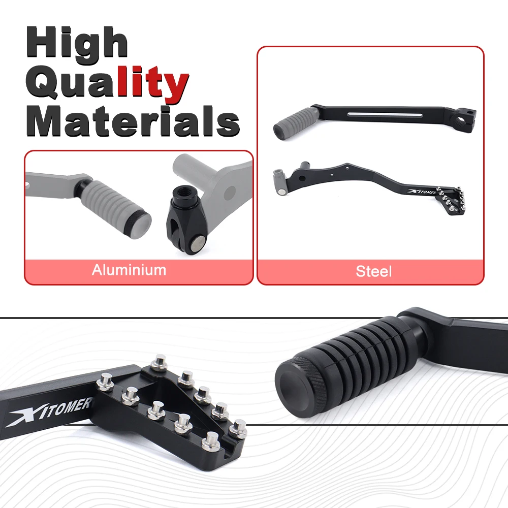 For Suzuki DR650 DR 650 1996-2019 2020 2021 2022 2023 2024 2025 Motorcycle Gear Shifter Shift Lever Rear Brake Lever Foot Pedal