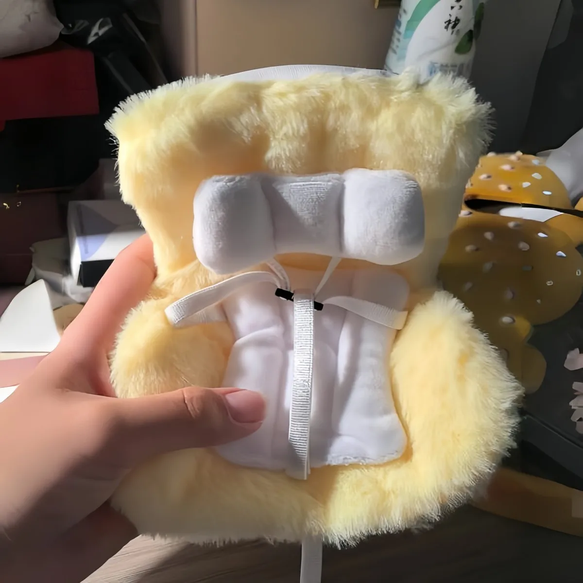 1 szt. Lalka do kratki wentylacyjnej samochodu na Labubu (BEZ LALKI) 17cm Pluszowe Lalki Pluszowa Lalka Sofa Dekoracja Samochodu Akcesoria do Lalek