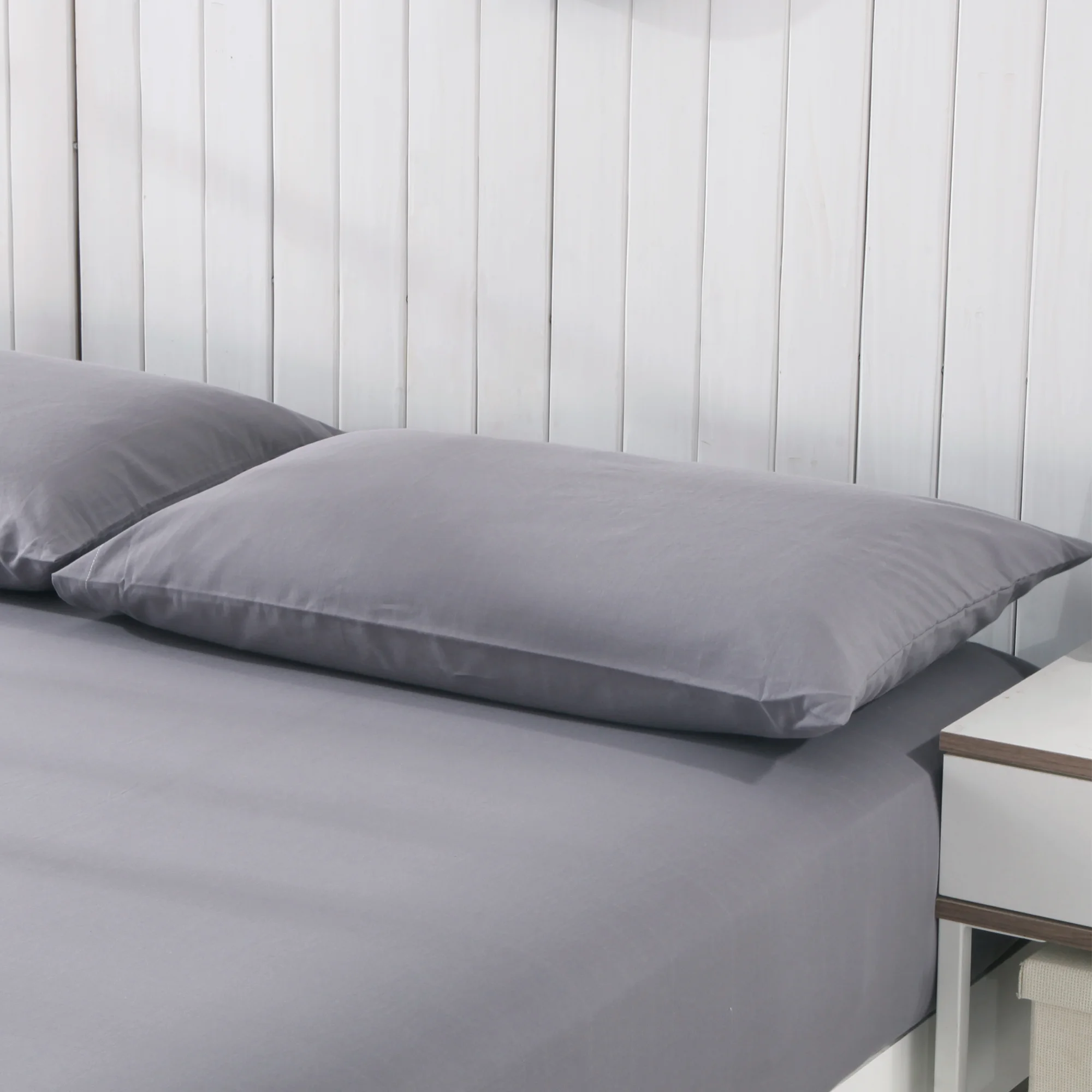 Funda de almohada de alta calidad 95 algodón y 5 plateadas con cordón de conexión a tierra para el cuerpo clásicos color 50*75cm