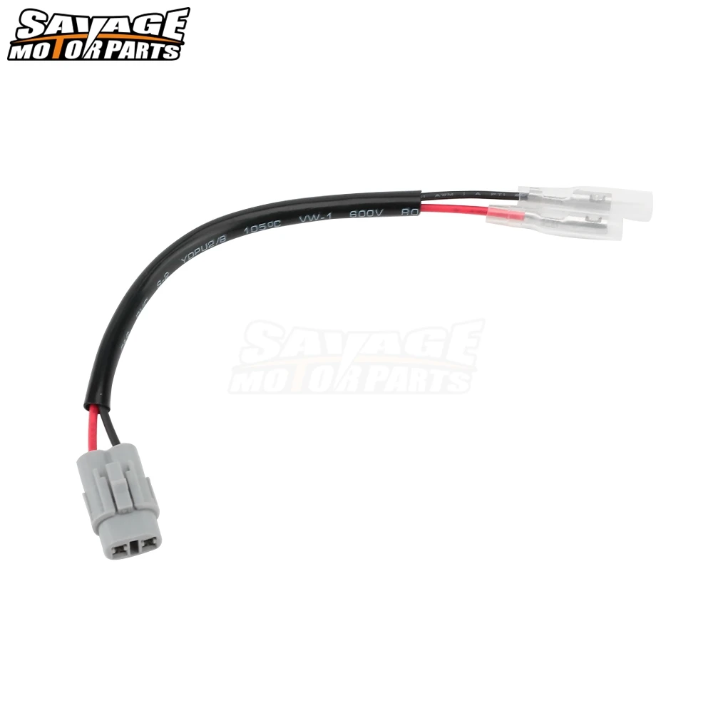 License Plate Light Wire Adapter Plug Connector Cable For Kawasaki Z1000 Z900 Ninja ZX-4R ZX-6R ZX-10R Z H2 1000SX Versys 1000