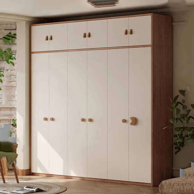 Nordic Simple Open Closet Bedroom Partitions Cupboard Storage Clothes Wardrobe Wearable Modular Guarda Roupa Hotel Furniture