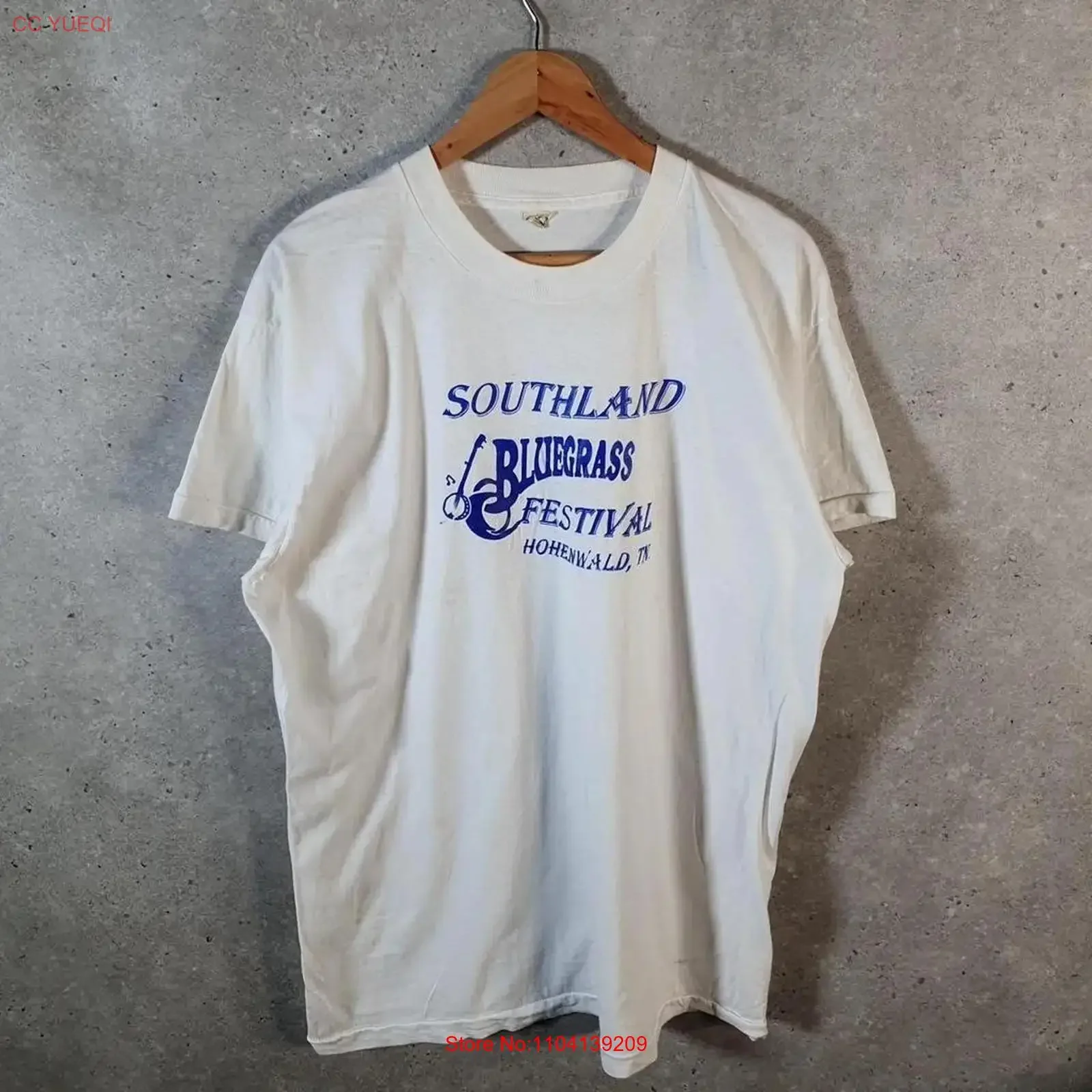 Vintage Screen Stars Southland Bluegrass Festival 90s USA T Shirt Men s XL long or short sleeves vintage Washed Soft