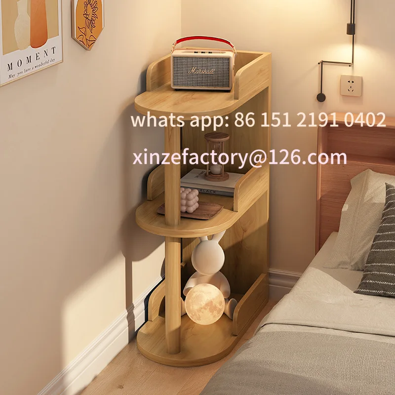 

Customizable Small storage cabinet Bedroom bedside very narrow crevice Small cabinet