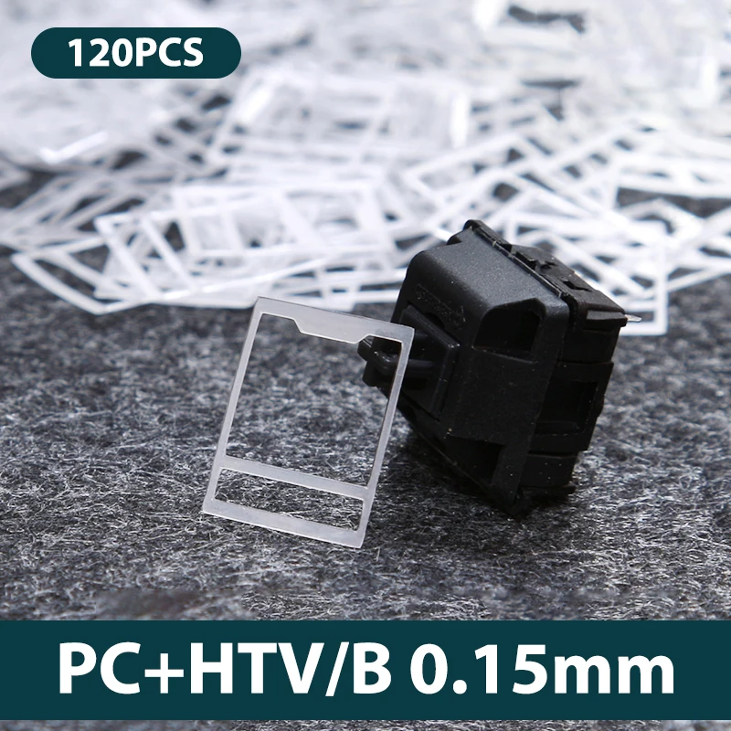 120Pcs/set Black MX Switch Film for Mechanical Keyboard Shaft Film Repair