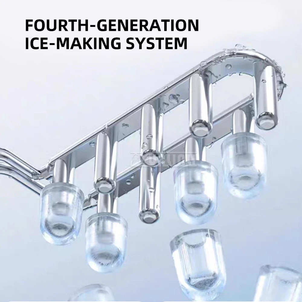Office Ice Maker Water Dispenser Ice Cube Machine Multi-Functional Three-in-One Cold And Hot Water Machine