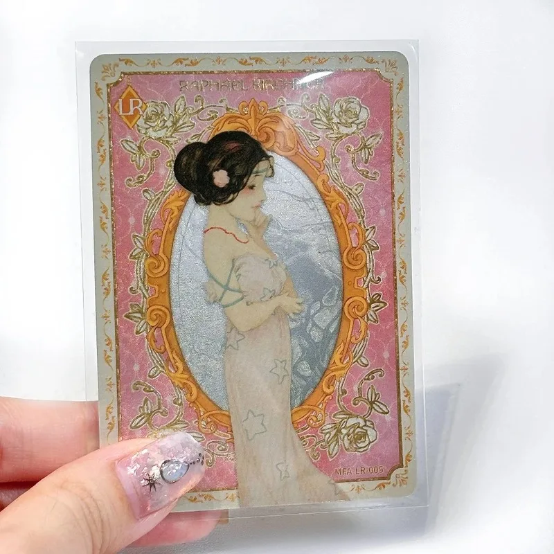 新しい本物の Kayou 美術館ボストンカード子供のための絶妙な LR フレグランス限定ゲームコレクションカードのおもちゃ子供のため