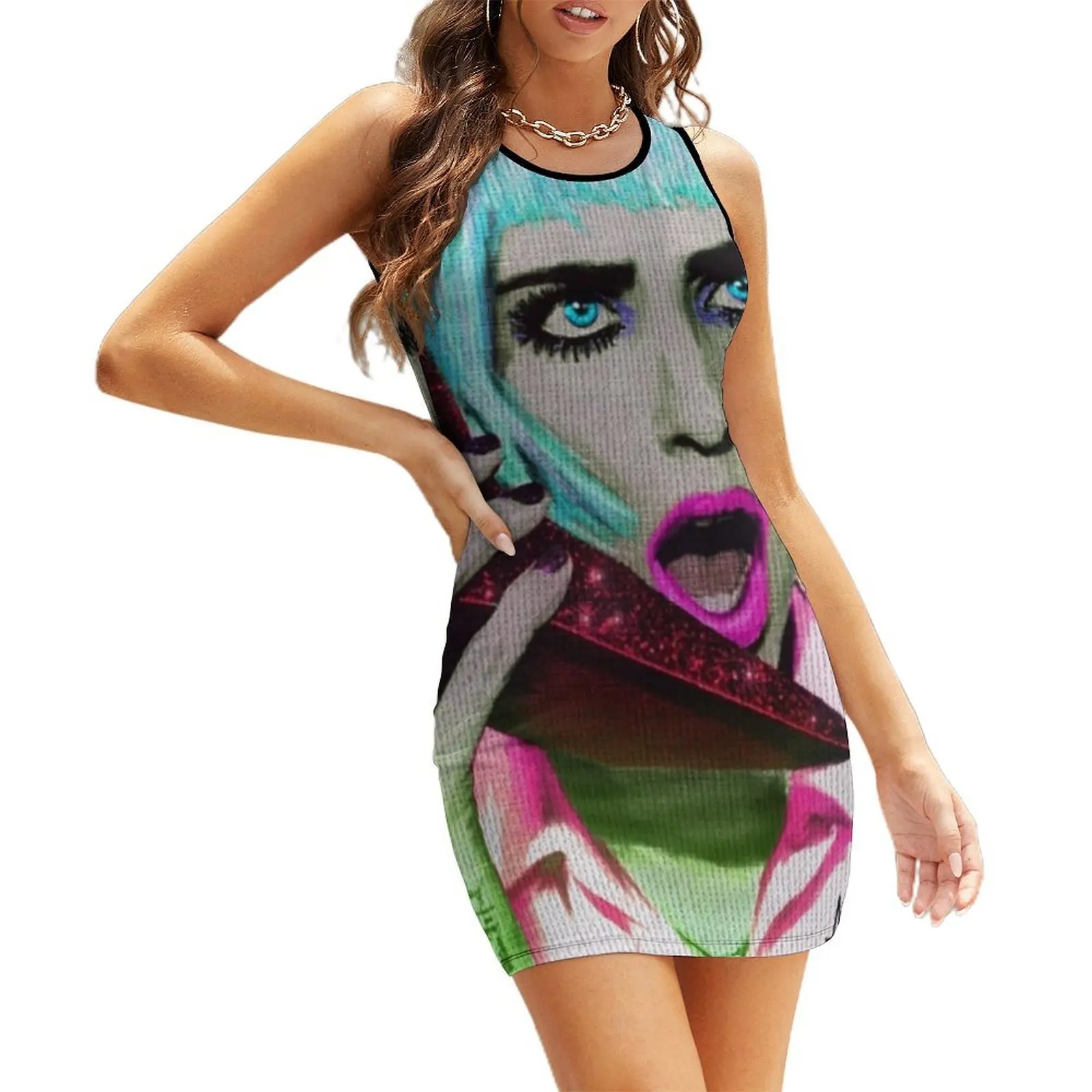 

RING, RING ! Sleeveless Sundress elegant women's dresses sale Dance dresses evening dress ladies