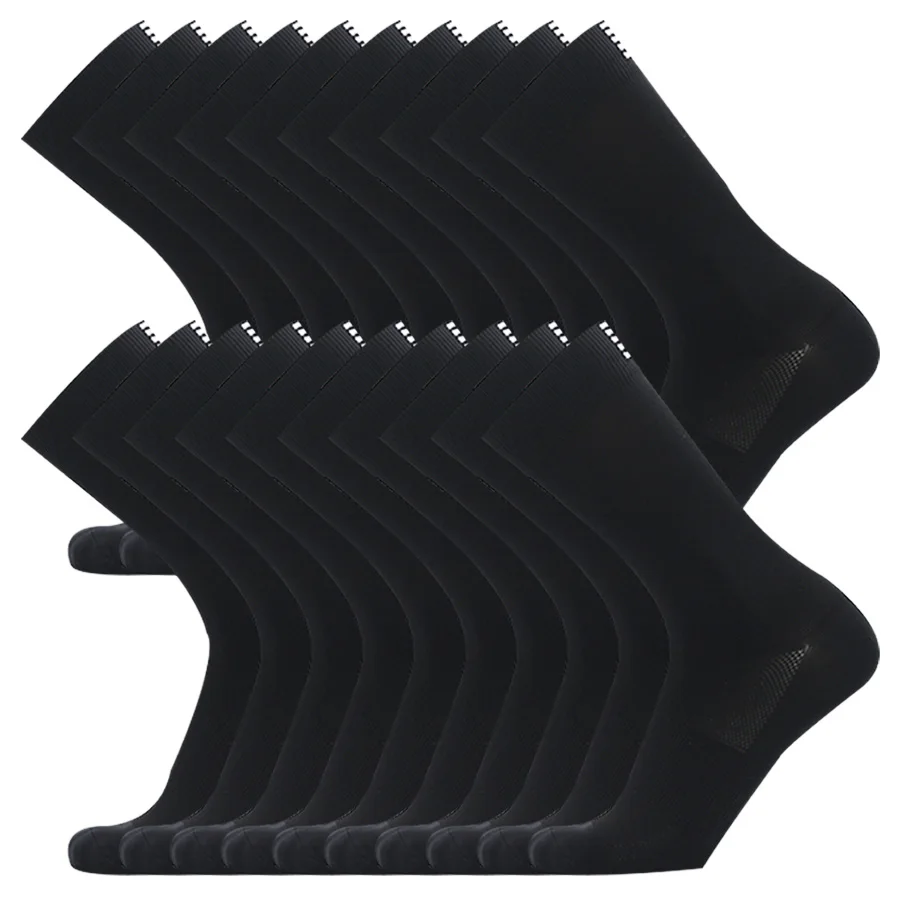 

20 пар дышащих велосипедных носков для мужчин и женщин, четырехсезонный спортивный бег на открытом воздухе до середины икры, удобный прочный дизайн