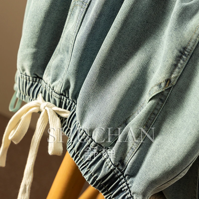 Soft Elastic High Waist Straight Wide Leg Jeans Women 35A8  Pantalones Vaqueros Mujer  Streetwear  Boyfriend Jeans for Women