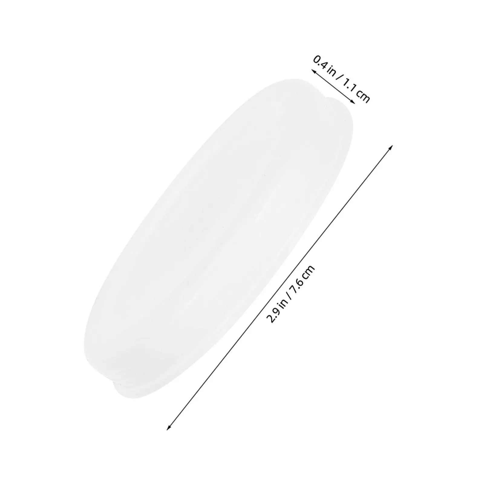 30Pcs White Plastic Mailing Tube End Caps for 3 Inch Cardboard Cylinders Reusable Dustproof Moisture Resistant Poster Storage - view 3