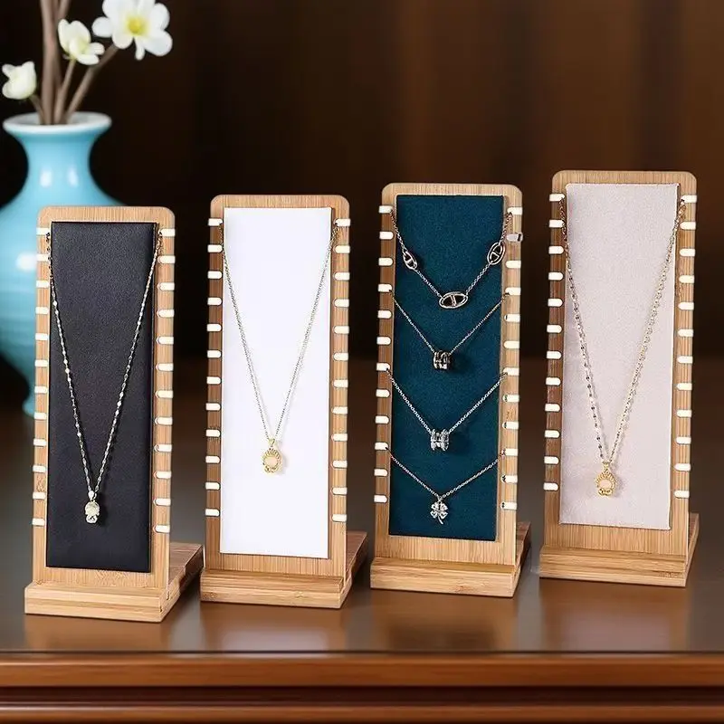 

12-position detachable necklace display stand jewelry storage rack jewelry display photo props
