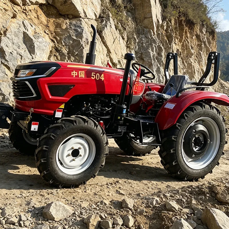 

Customized Compact Small Plowing Machine with Four Wheel Rotary Tiller & Wheel Type Micro Tiller