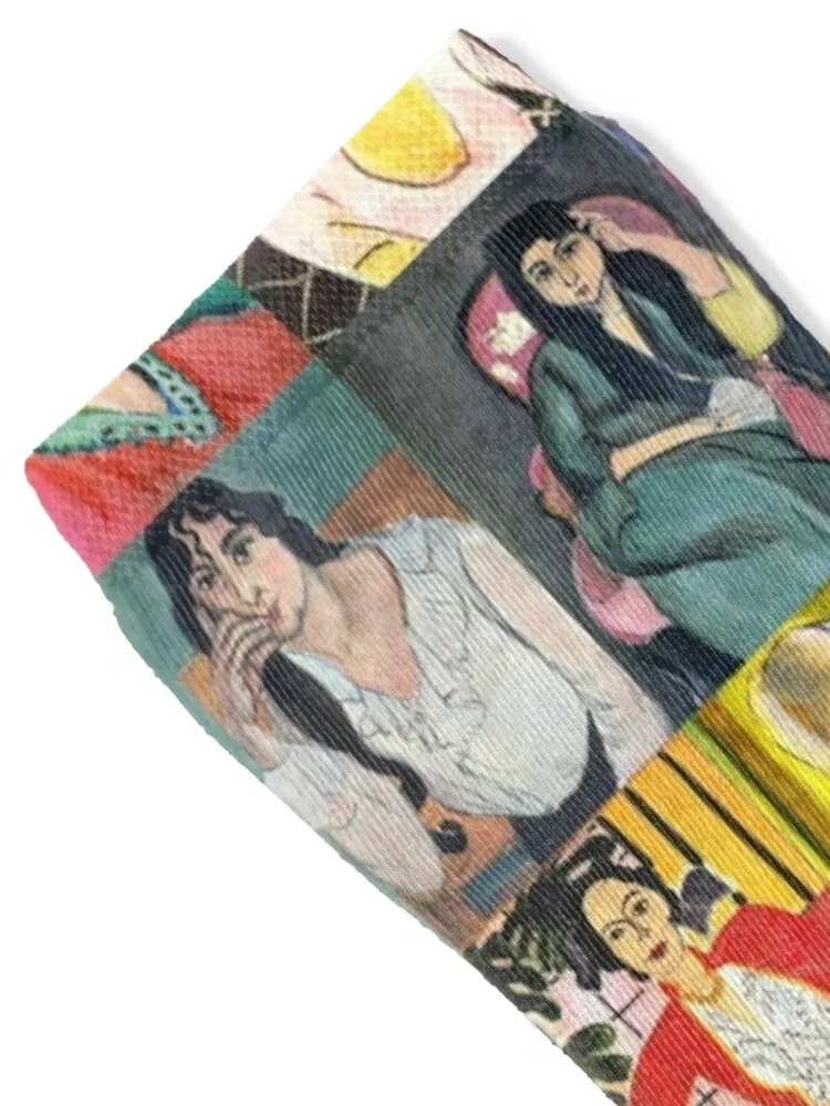 Henri Matisse Faces Socks cute sports and leisure anti slip football hip hop Socks Women Men's