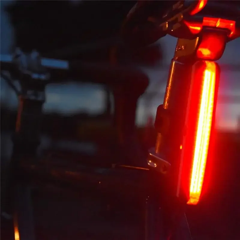 250mAh Bike Taillight 150 Lumen Waterproof USB Bicycle Rear Light Flashing Modes Night Cycling Warning Light Bike Accessories