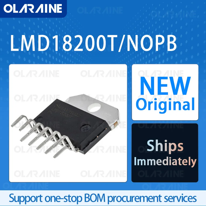 

1/5/10Pcs LMD18200T/NOPB TO-220-11 original ic chip Motor/Motion/Ignition Controllers and Drivers RoHS Current 3 A Voltage-55 V