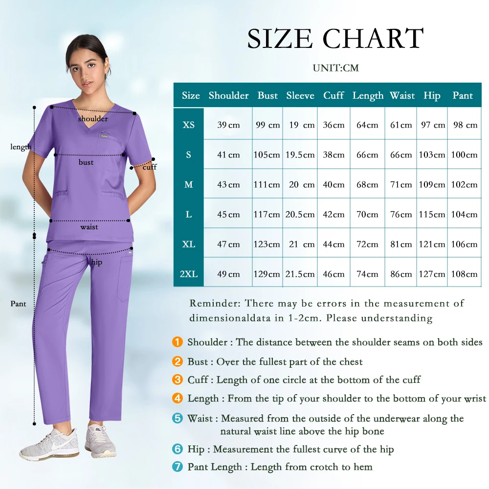 Uniformes cirúrgicos mulher hospital enfermagem esfrega topo e calças define manga curta médico esfrega uniforme atacado roupas clínicas