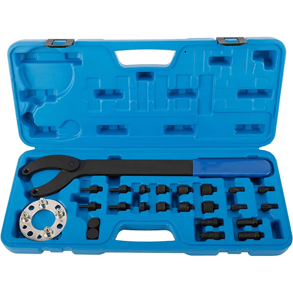 Pulley Holding Tool Set  Camshaft Pulley Holder Timing Locking Sprocket Wrench For VAG  Audi VW A4 A6 A8 3.2 Liter V6