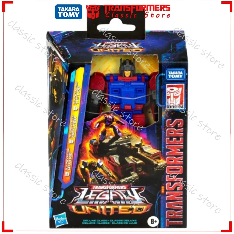 In Stock Classic Transformers Toys Legacy United Deluxe Class G1 Universe Quake 3-in-1 Suit Cybertron Autobots Action Figures