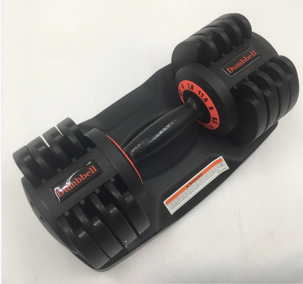 Juego de mancuernas, pesas de gimnasio de acero baratas, mancuernas Regolabile de 11 Kg para entrenamiento de ejercicio en casa, nuevo de 2025