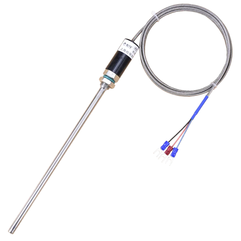 Pt100 Temperature Sensor Platinum RTD WZP Stainless Steel Waterproof Probe KE Thermocouple Cu50 Temperature Sensing Rod