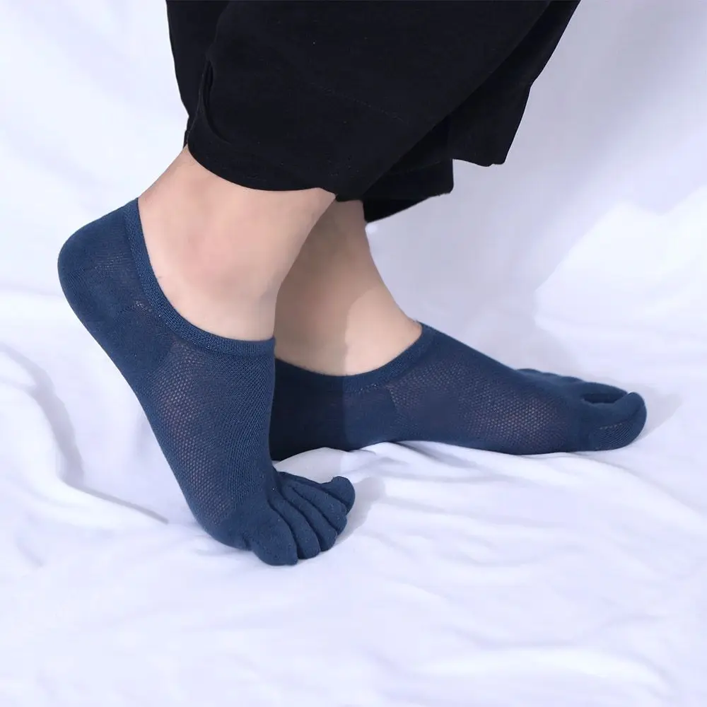 Sport Warm Clothing Accessories Women Simple Solid Color Short Socks Cotton Socks Men Hosiery Five Toes Socks