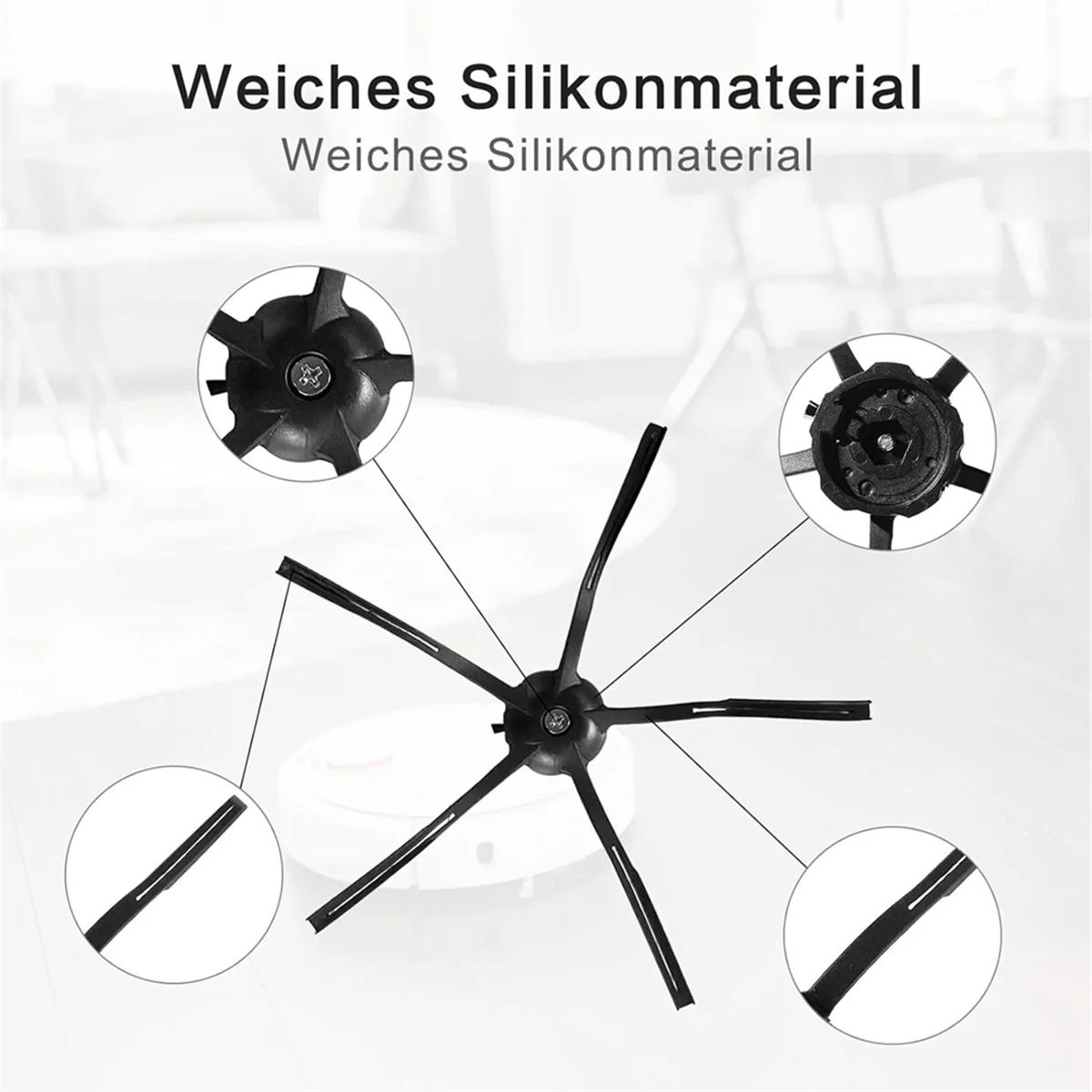 A01M สําหรับ Xiaomi Roborock S7 S7 + S7 Plus S7 MaxV S7 Pro S7 MaxV Ultra T7 T7S Plus เครื่องดูดฝุ่น Mian แปรงด้านข้างกรอง Mops