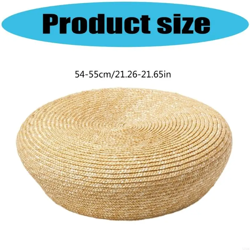 أغطية رأس أنيقة من القش ذات ملمس طبيعي مثالية للارتداء اليومي أو المناسبات الخاصة Y166