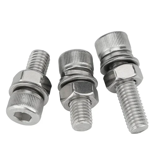 Imagen 2 del producto Juego de tuercas de acero inoxidable, kit de tuercas de cabeza hexagonal con juegos de arandelas, M2, M2.5, M3, M4, M5, M8, M10, M12