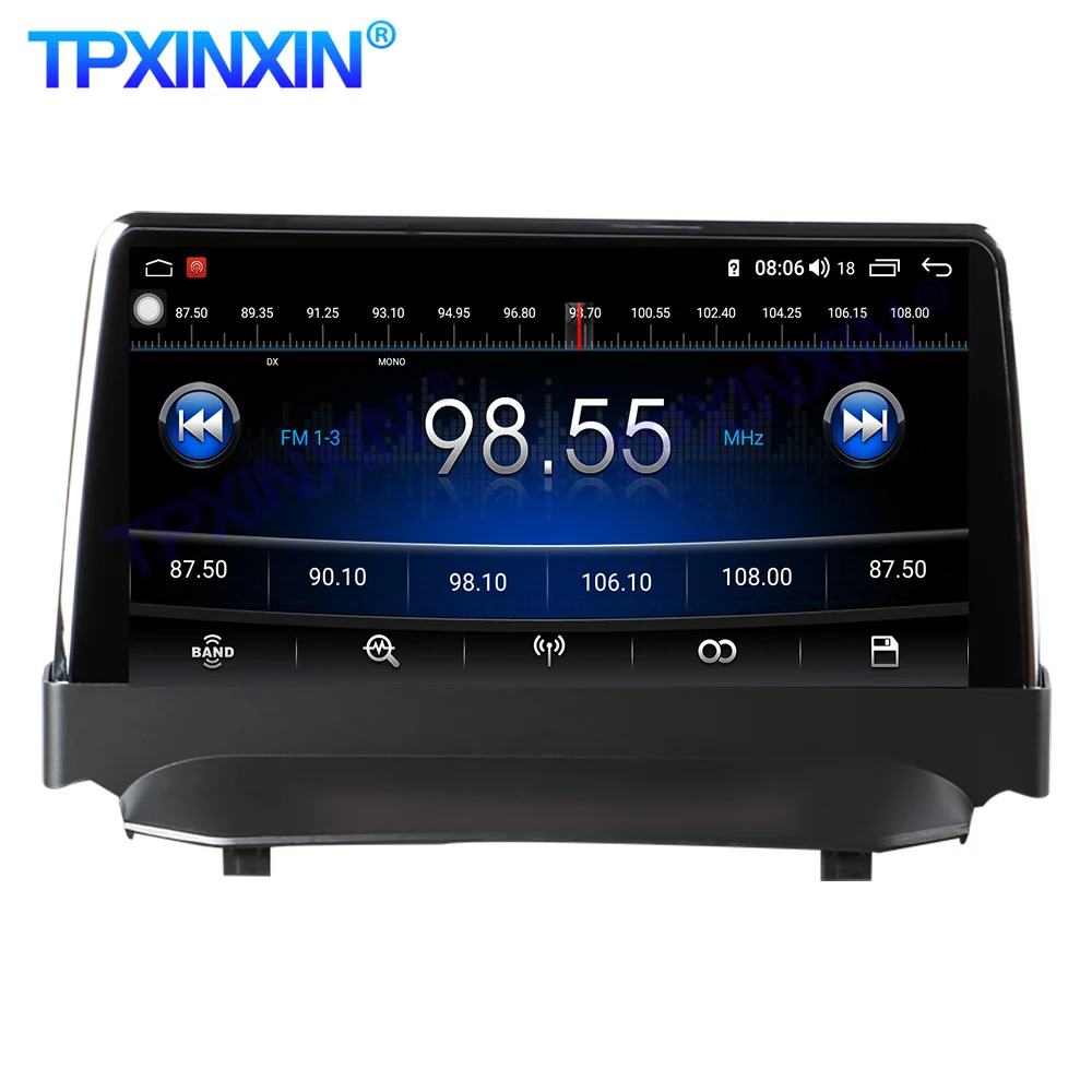 Autoradio Android 256, 8 Go/13.0 Go, Navigation GPS, Stéréo, Lecteur MultiXXL, Limitation 2009-2016, Unité Centrale pour Voiture Ford Fi.C. MK6 MK7