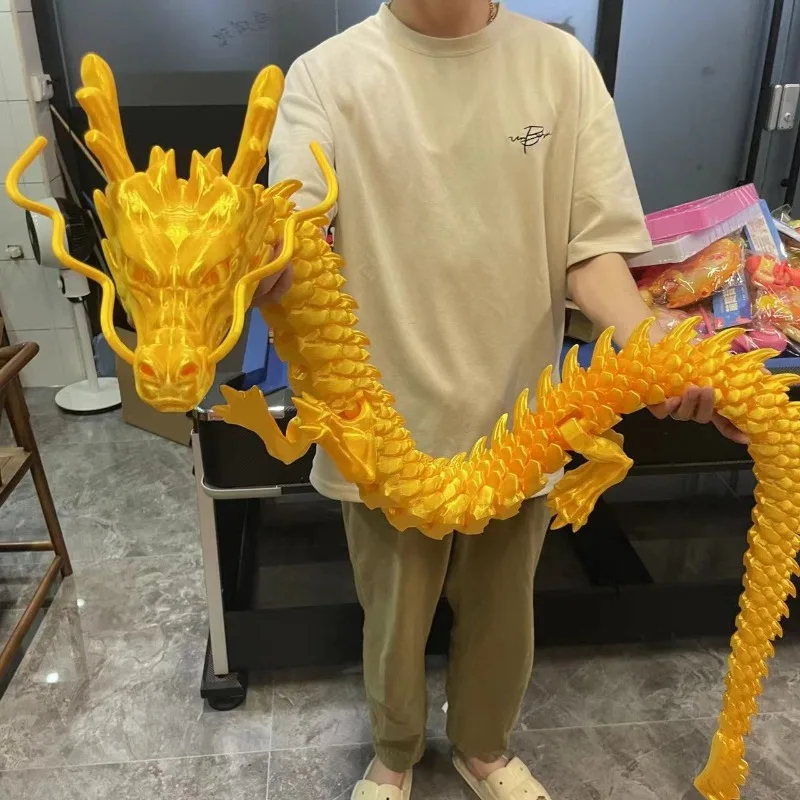 

3D printing Chinese dragon crystal dragon feilong desktop ornament landscaping figure toy