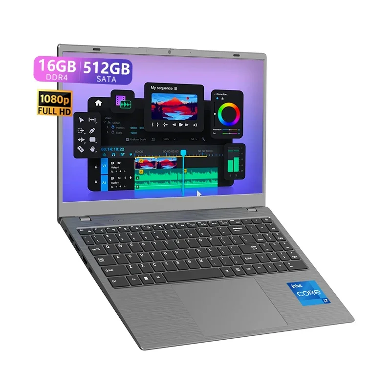 

Smart notebook i7-1065G7 Win11 laptop computer 15.6inch 16GB RAM 512GB SSD laptops brand new ordinateur portable core i7