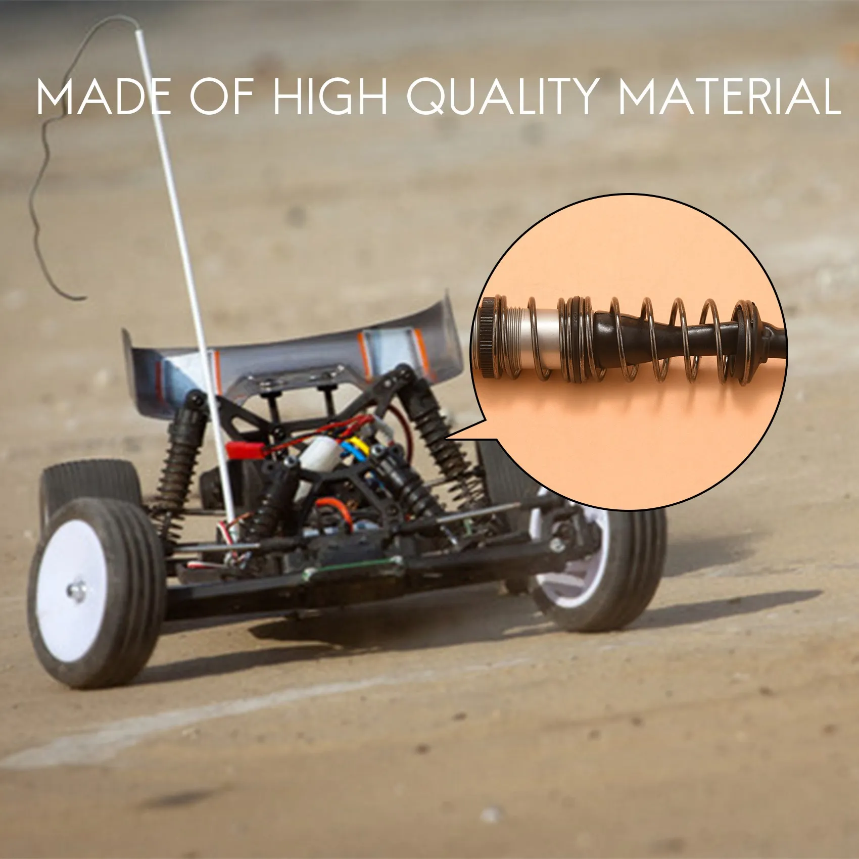 WOWFU-Shock Absorber Damper EA1060 For JLB Racing CHEETAH 1/10 Brushless RC Car Parts Accessories