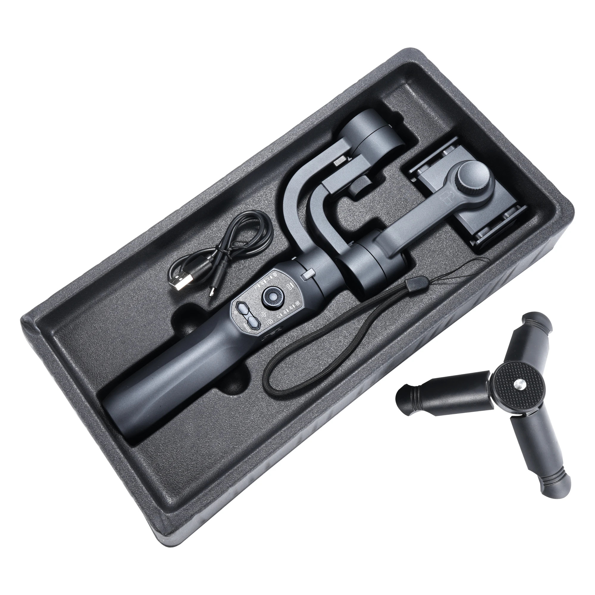 Gimbal 3 Axis Mobile Tripod Sm - Gimbal Stabilizer For Phone 3 Axis ulasan dan harga