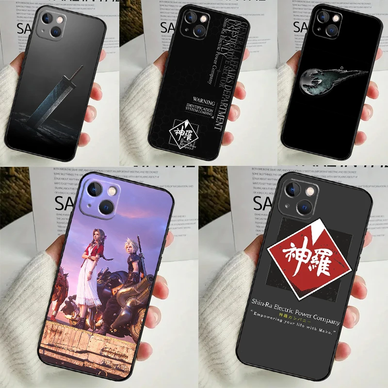 Final Fantasy VII Case For iPhone 14 16 15 Pro Max 11 12 13 Mini 7 8 Plus X XR XS MAX Soft Shockproof Cover