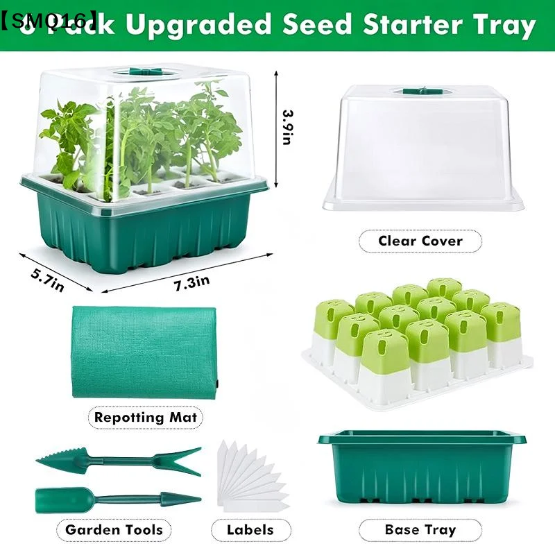 Dome Propagation Kit - 1Set Seed Starter Tray Mini Greenhouse