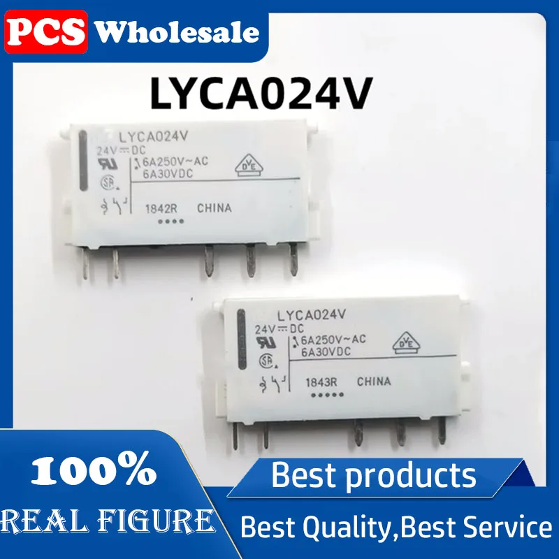 LYCA024Y Electromagnetic relay  24VDC 6A 5PIN