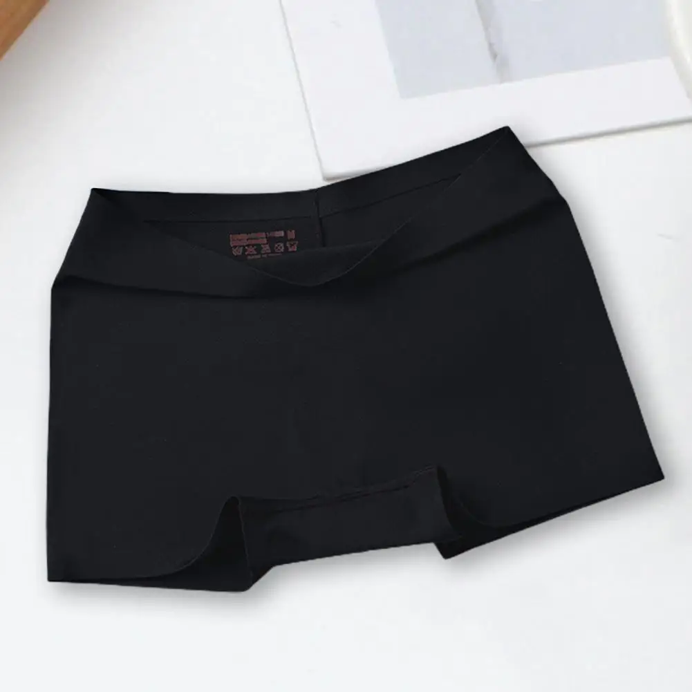 

Safety Pants Breathable Shaping Slim Summer Ice Silk Seamless Girl Panties for Daily Wear