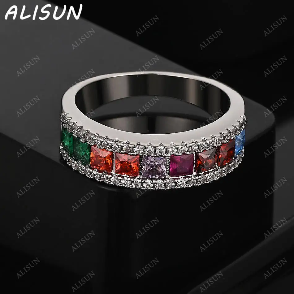 

ALISUN 925 Sterling Silver Color Zircon Butterfly Fine Ring For Women Fashion Jewelry Charm Grace Wedding Engagement Accessories
